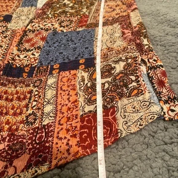 L Love Multi Pattern Cardigan Size Large - Picture 4 of 10